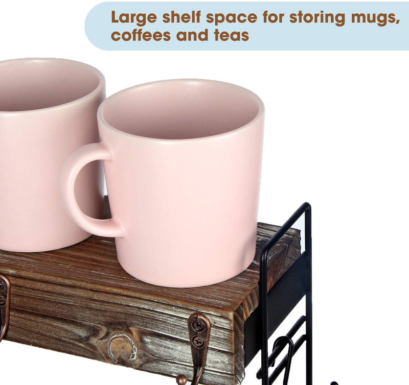 Stackable Mug Storage Box Coffee Cup Organizer Holder Storage