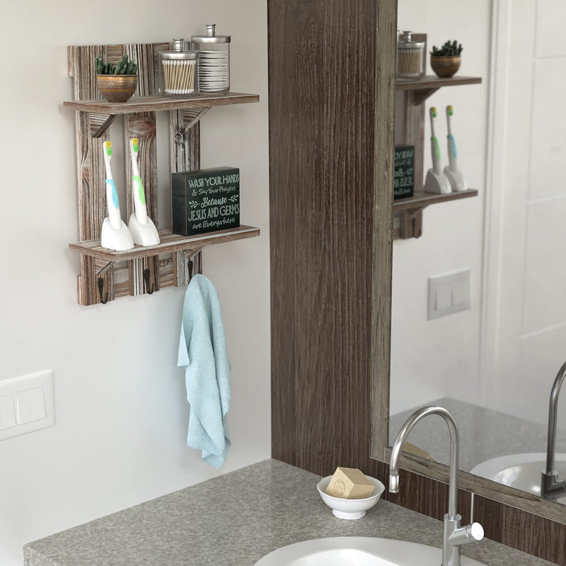 Over the Sink Shelf From Pallet Wood